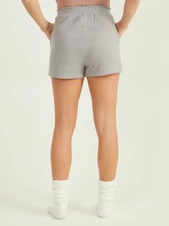 Day Off Waffle Shorts -Pippa Shop 000029 CR1194 B GREY 02