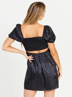 Jocelyn Floral Daisy Dress -Pippa Shop 000196 KD4090 2 BLACK 03