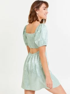 Jocelyn Floral Daisy Dress -Pippa Shop 000196 KD4090 2 SAGE 03