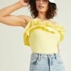 Sunny Poplin Ruffle Bodysuit
