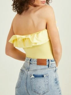 Sunny Poplin Ruffle Bodysuit -Pippa Shop 000196 MT4925 23 SUNDRESS 02