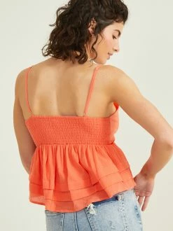 Julianne Tiered Tank Top 5 Julianne Tiered Tank Top -Pippa Shop 000196 MT5252 23 LIVING CORAL 02