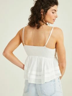 Julianne Tiered Tank Top -Pippa Shop 000196 MT5252 23 WHITE 02