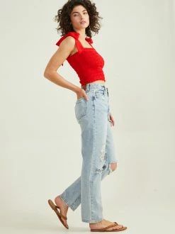 Gabi Smocked Tank -Pippa Shop 000196 MT5952 RED 02