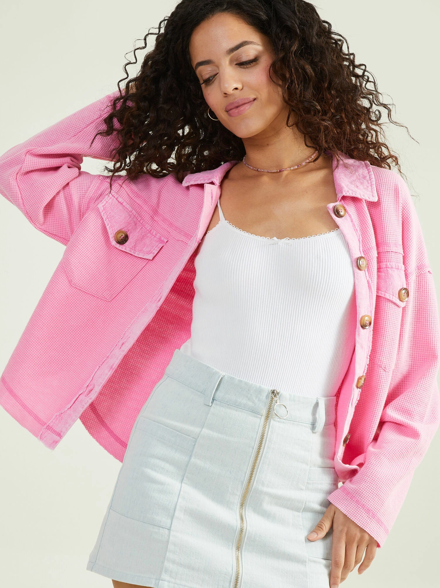 Aliyah Thermal Button Up 2 Aliyah Thermal Button Up - Image 2