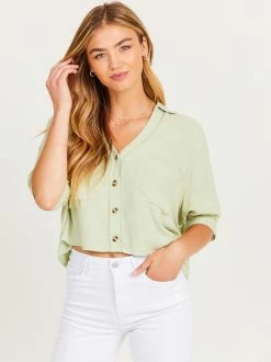 Alyssa Button Down Top