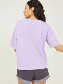 Ease Up Oversized Tee -Pippa Shop 000787 DZ23C408 LAVENDER 02
