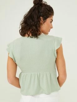 Aubrey Ribbed Top -Pippa Shop 000866 BE21551 23 DESERT SAGE 02