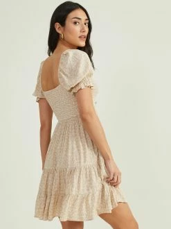 Addey Dress -Pippa Shop 001125 ADDEY B72 TAUPE IVORY 03