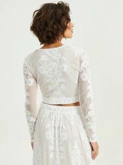 Maude Floral Top -Pippa Shop 001125 ARISSA T IVORY NUDE 02