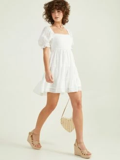 Brinley Tiered Dress -Pippa Shop 001125 CLARISSE GG167 IVORY 02
