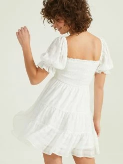Brinley Tiered Dress -Pippa Shop 001125 CLARISSE GG167 IVORY 03