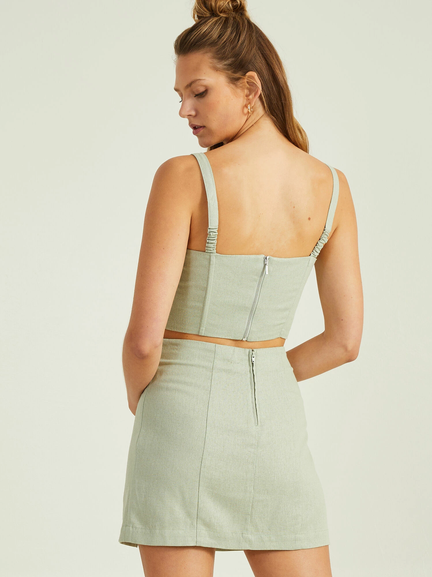 Everley Linen Corset Tank 3 Everley Linen Corset Tank - Image 3