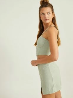 Everley Linen Corset Tank 7 Everley Linen Corset Tank -Pippa Shop 001125 COLEY HH46 DESERT SAGE 03