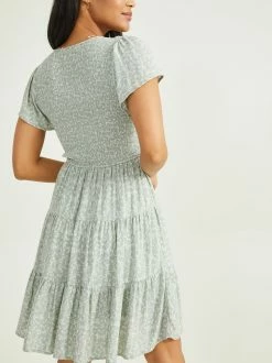 Ginny Floral Dress -Pippa Shop 001125 KHALESSA B69 SAGE 02