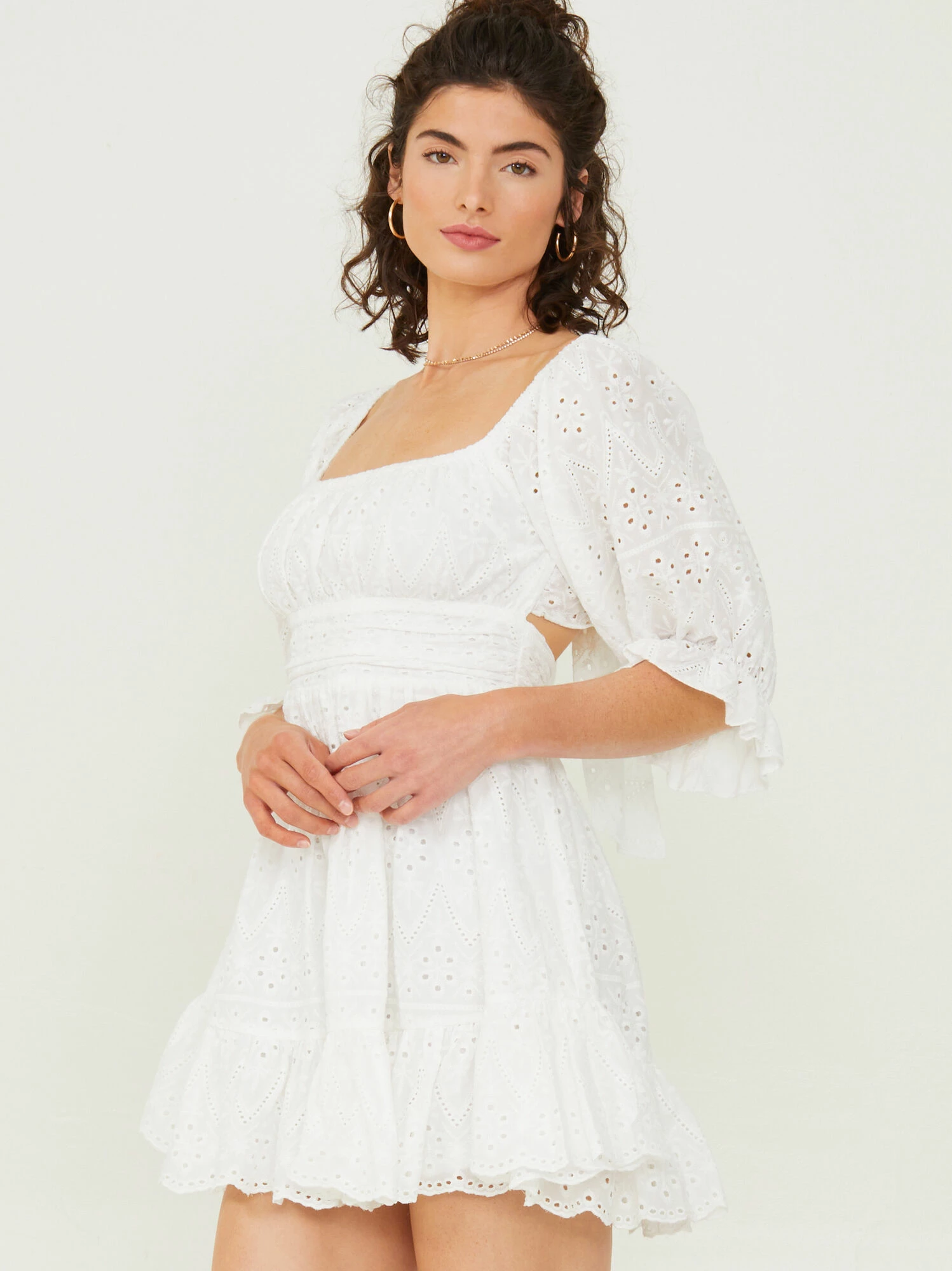 Phoebe Eyelet Dress 2 Phoebe Eyelet Dress - Image 2