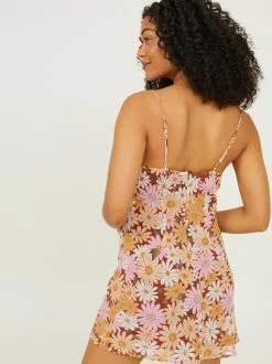 Molly Floral Dress -Pippa Shop 001125 ZAYLIE FF21 MARSALA 03