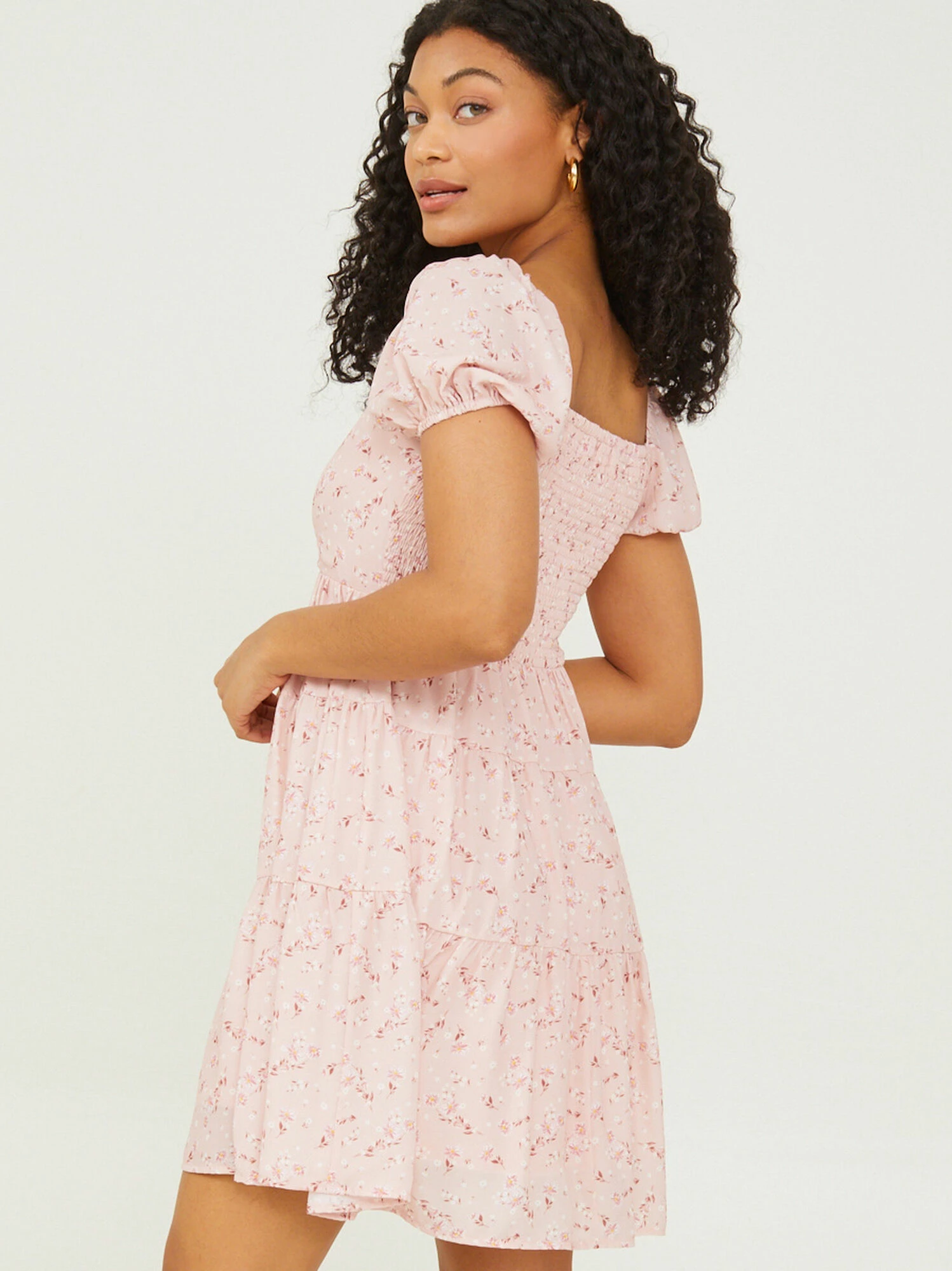 Serenity Floral Mini Dress 3 Serenity Floral Mini Dress - Image 3