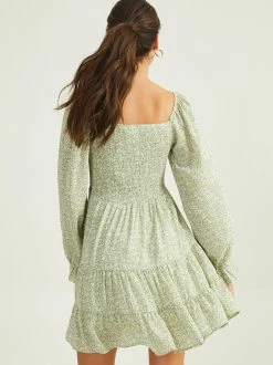 Claryce Floral Dress -Pippa Shop 001163 ID83495 13A SAGE 02