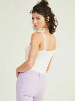 Mia Tie Shoulder Bodysuit -Pippa Shop 001163 KBS34633 01A WHITE 02