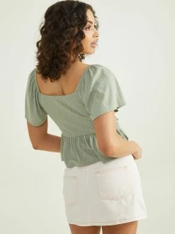 Bridgette Babydoll Top -Pippa Shop 001163 KT20796 01A DESERT SAGE 04