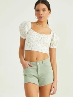 Alley Raw Hem Shorts