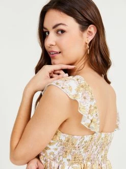 Vera Top -Pippa Shop 001163 T34375 01A YELLOW PINK 04