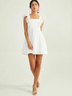 Callie Smocked Eyelet Dress