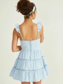 Eleanor Tiered Dress -Pippa Shop 001173 26CC1168ZP POWDER BLUE 02