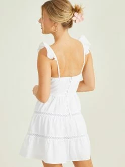 Eleanor Tiered Dress -Pippa Shop 001173 26CC1168ZP WHITE 02