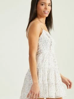 Alley Floral Dress -Pippa Shop 001173 26CM77MXZP IVORY BLUE 02