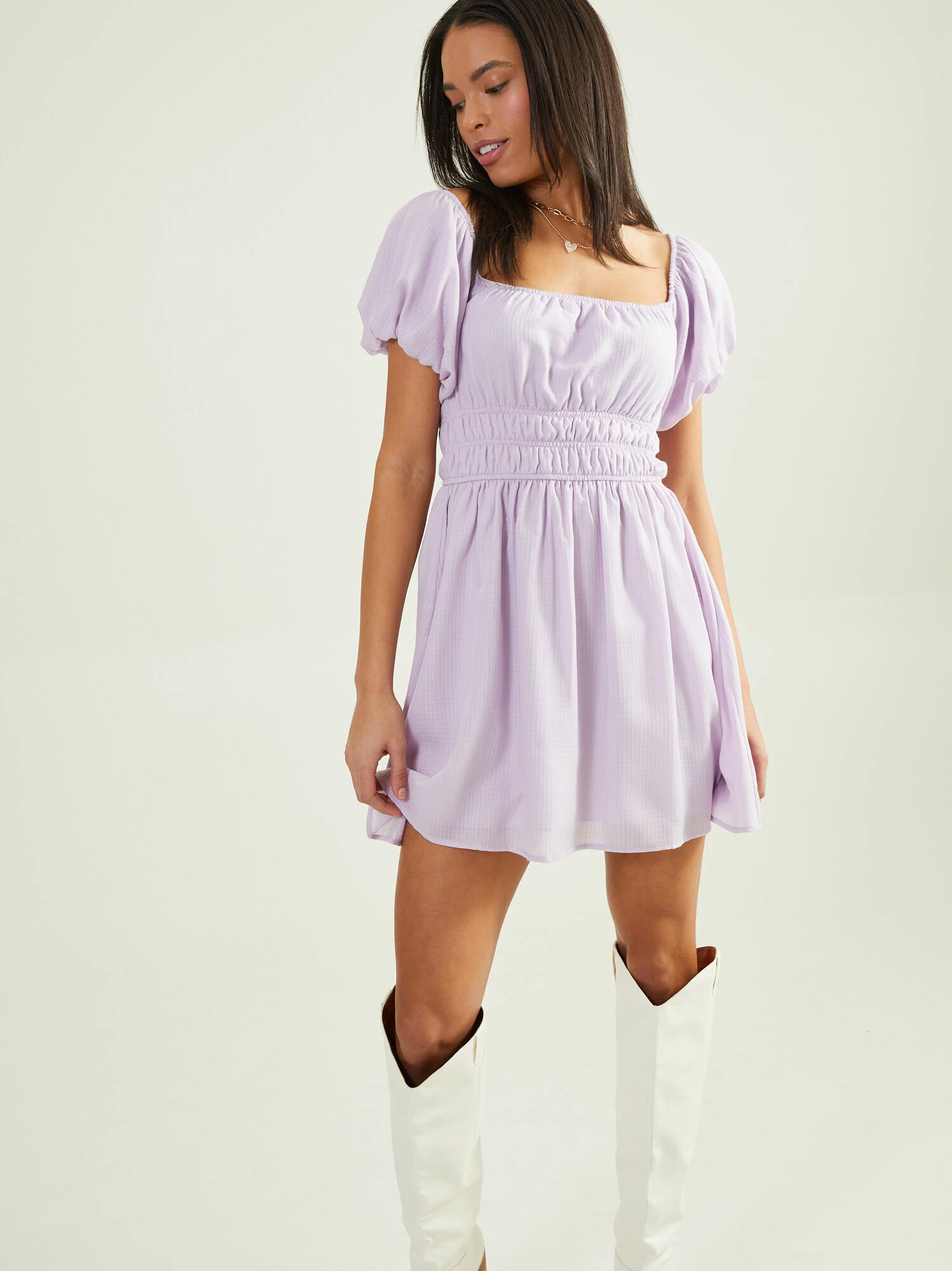 Loretta Puff Sleeve Dress 1 Loretta Puff Sleeve Dress