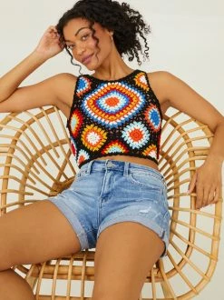 Crochet Cropped Tank