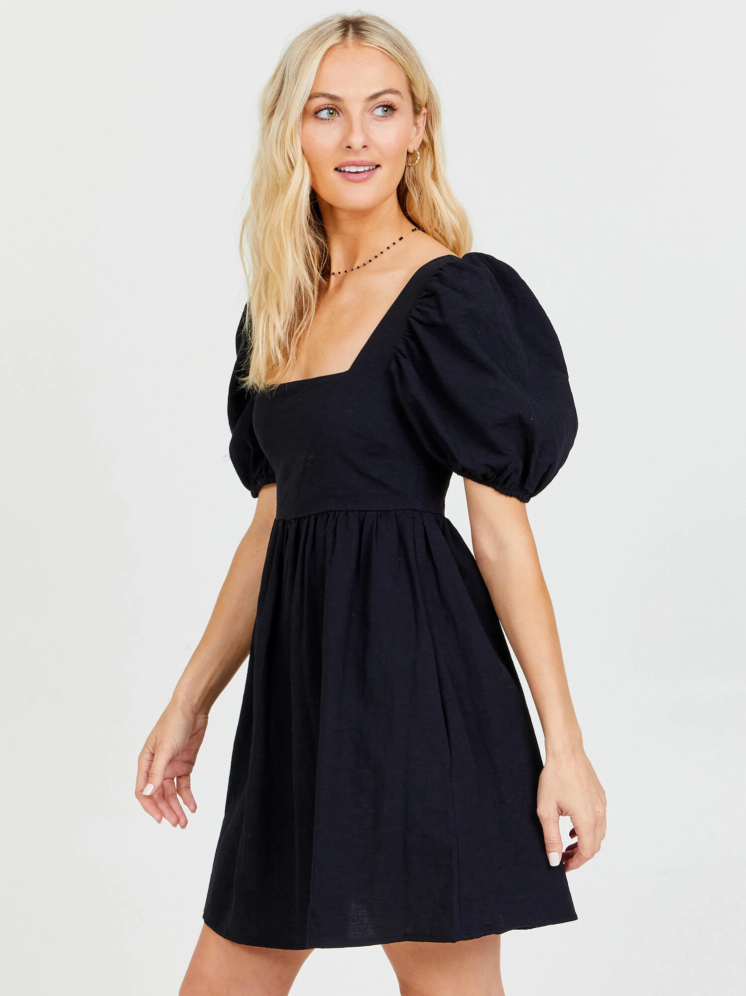 Gracie Puff Sleeve Mini Dress 2 Gracie Puff Sleeve Mini Dress - Image 2