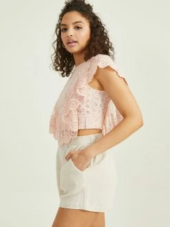 Aurelia Eyelet Top 6 Aurelia Eyelet Top -Pippa Shop 001839 NT 29071 23 PEACH WHIP 02