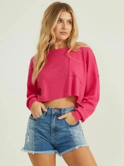 Aria Two-tone Denim Shorts 8 Aria Two-tone Denim Shorts -Pippa Shop 001841 SP S6768 MEDIUM WASH 03