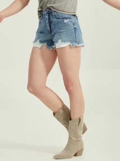 Ava Distressed Denim Shorts -Pippa Shop 001841 SP S7390 MEDIUM VINTAGE 02