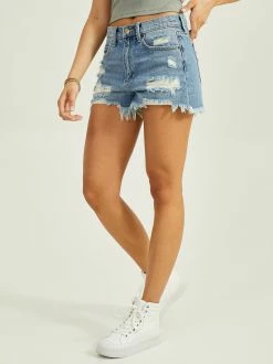 Campbell Distressed Denim Shorts