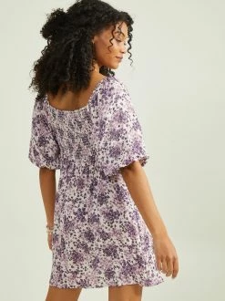 Nina Dress -Pippa Shop 001885 HA19125 IVORY LILAC 02