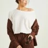 Claire Thermal Ruffle Top