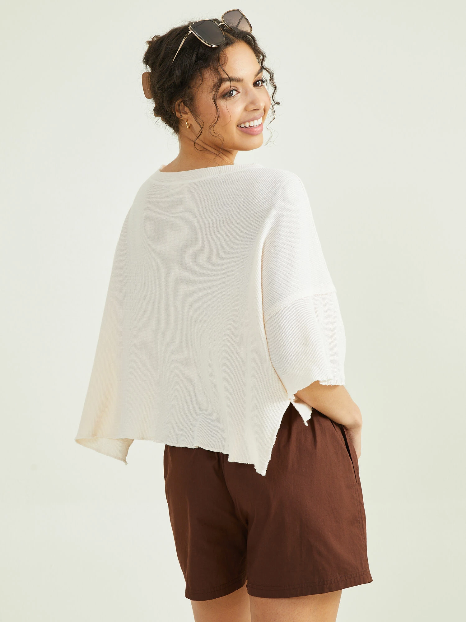 Claire Thermal Ruffle Top 4 Claire Thermal Ruffle Top - Image 4