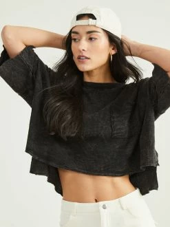 Claire Thermal Ruffle Top