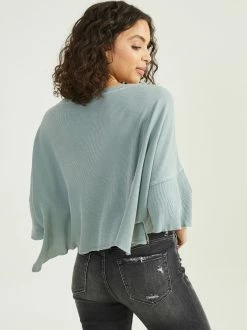 Claire Thermal Ruffle Top -Pippa Shop 001885 HA48751 HEDGE GREEN 03