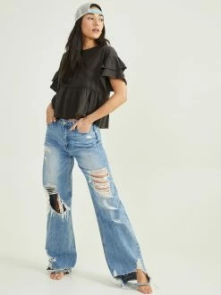 Nora Ruffle Baby Doll Top