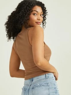 Jen Ribbed Tank -Pippa Shop 001890 A1928K797JD CAMEL 02