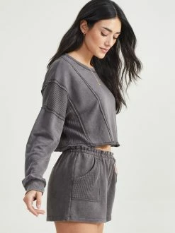 Hailey Thermal Top -Pippa Shop 001890 A1942K652JI WASHED BLACK 02