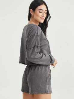 Hailey Thermal Top -Pippa Shop 001890 A1942K652JI WASHED BLACK 03