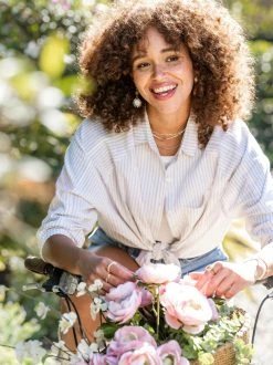 Jemma Linen Shirt -Pippa Shop 001890 B1128V124JI IVORY TAUPE 09