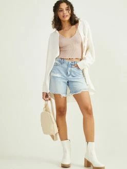 Emma Oversized Linen Top -Pippa Shop 001890 B1128W070JI IVORY 02