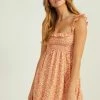 Cecile Smocked Floral Dress